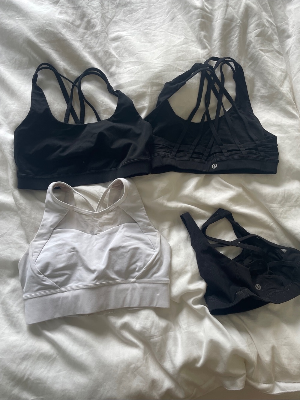 lululemon athletica Black Triple-Strap Sports Bra Bundle